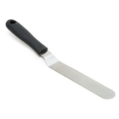 Icing Spatula with Plastic Handle angular 10 Inches