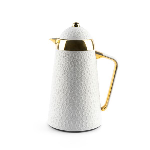 Vacuum Flask For Tea And Coffee - Gold and Beige