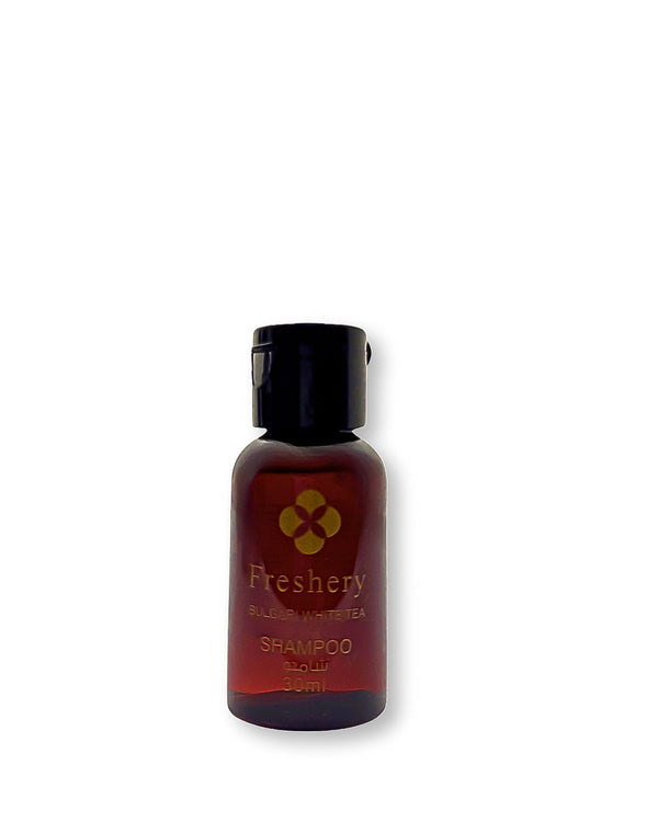 Shampoo 30ml Plastic Transparent Brown Bottle Shape