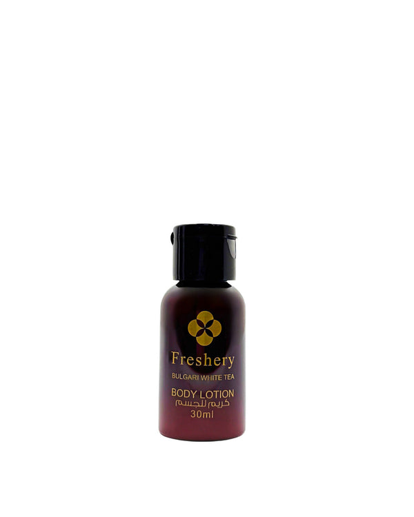 Body Lotion 30 Ml Plastic Transparent Brown Bottle