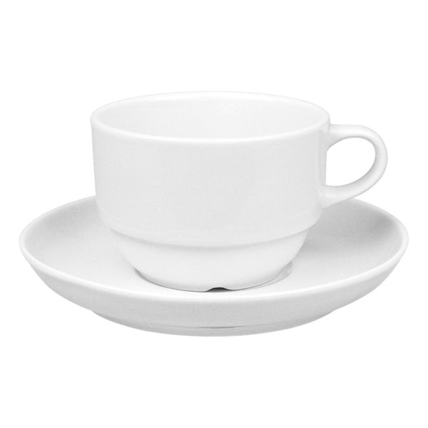 Tea Cup & Saucer White