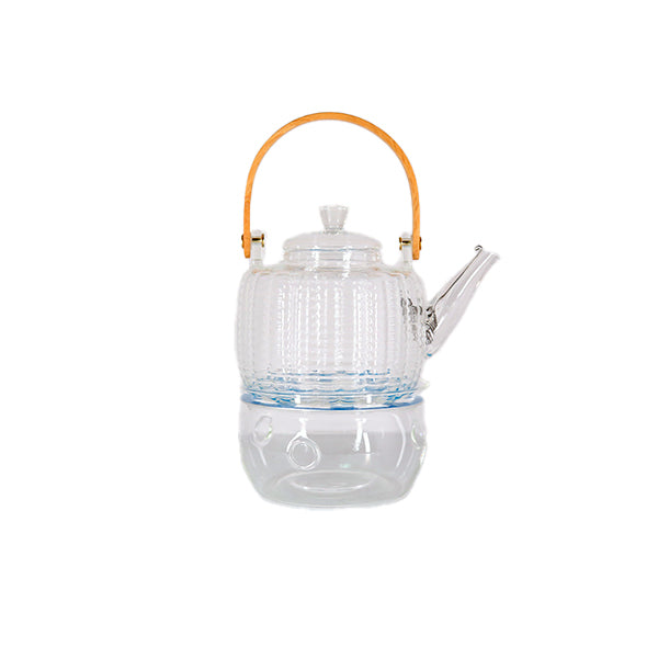 Borosilicate Glass Tea Kettle & Warmer 0.7 Liter