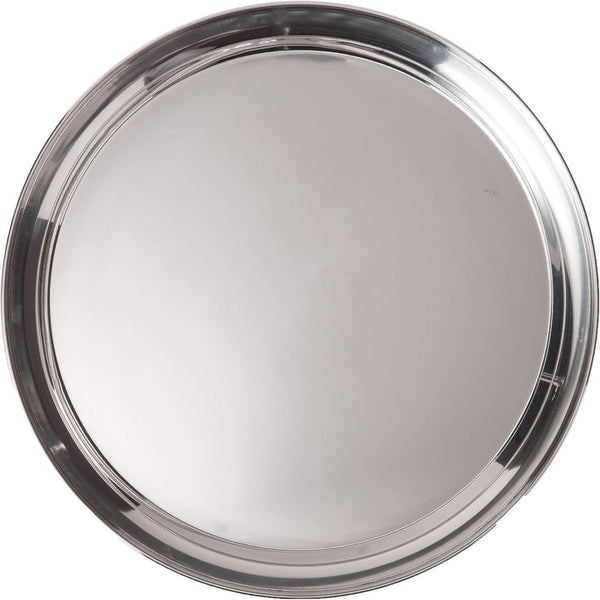 Stainless Steel Serving Round Tray