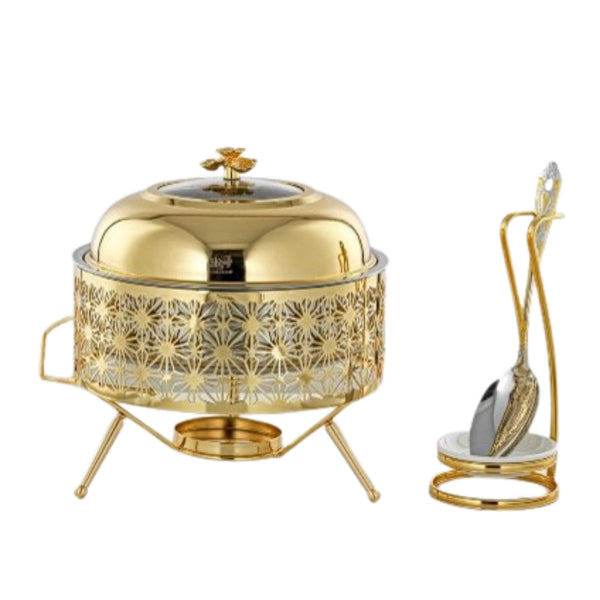 STEEL CHAFING DISH GOLD COLOR