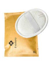 Natural Loofah Pad 9*12cm With Elastic Hand Strap